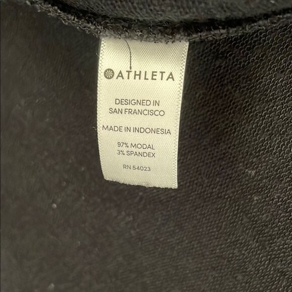 Athleta Black Super Soft Oversized Open-Front Cardigan Sweater - Picture 4 of 5